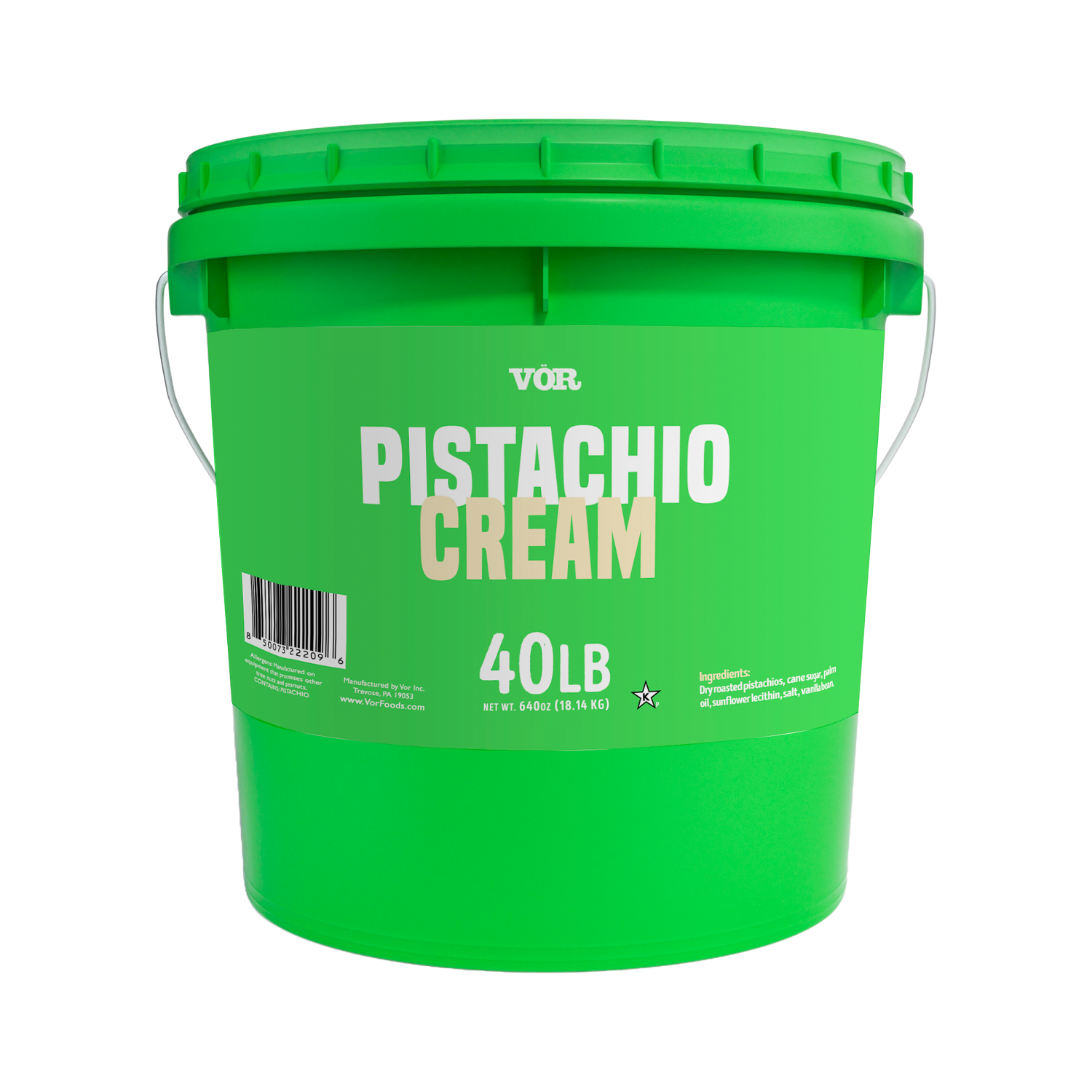 Vör Bulk Pistachio Cream – Ultra-Smooth, Gourmet Pistachio Spread